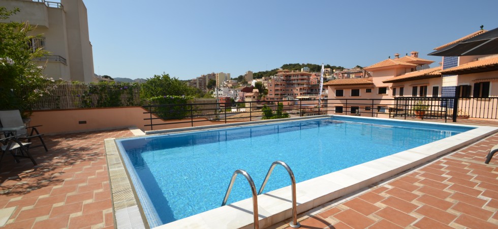 For Sale – Duplex Penthouse in Bonanova Palma with views over Bellver Castle, Mountains and Sea